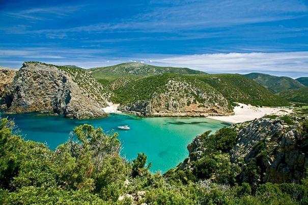 L'Estasi Tanca Piras A Bordo Piscina Con Vista Mare Villa Nebida ภายนอก รูปภาพ