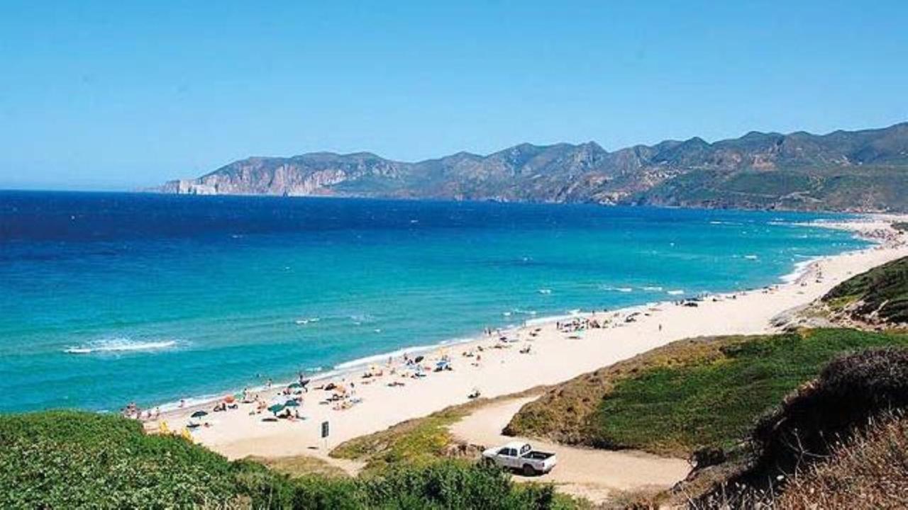 L'Estasi Tanca Piras A Bordo Piscina Con Vista Mare Villa Nebida ภายนอก รูปภาพ